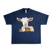 Navy baby cashmere goat Urban Heavy Tee - LillyAllenDesigns
