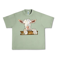 Oil Green baby cashmere goat Urban Heavy Tee - LillyAllenDesigns