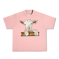 Salmon baby cashmere goat Urban Heavy Tee - LillyAllenDesigns