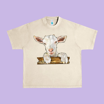 Baby Cashmere Goat Urban Heavy Tee Designed By Lillyallendesigns