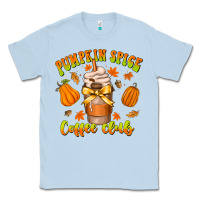 Dusty Blue pumpkin spice coffee club Classic Tee - CowhideDigitalArt