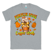 Heather Grey pumpkin spice coffee club Classic Tee - CowhideDigitalArt