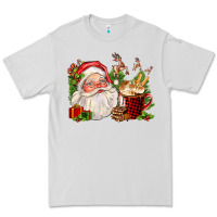Dove Grey santa and hot cocoa cup Premium Tee - FaDigitalArtStudio