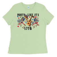 Matcha Party like its 1776 4th of july Ladies Tee - CowGirlArtShop