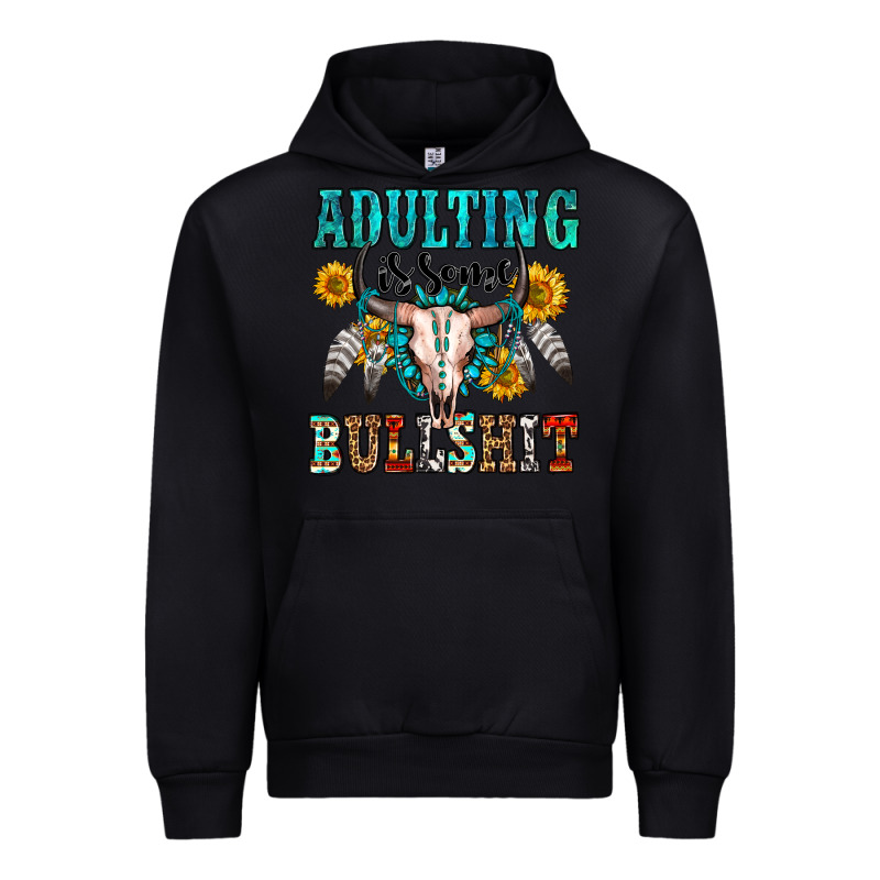 Adulting Is Some Bullshit Urban Hoodie by OliviaCreatesArt | Teevron