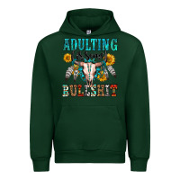 Forest Green adulting is some bullshit Urban Hoodie - OliviaCreatesArt