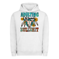Pigment Lunar Rock adulting is some bullshit Urban Hoodie - OliviaCreatesArt