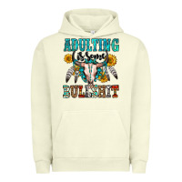 Pigment Pistachio adulting is some bullshit Urban Hoodie - OliviaCreatesArt