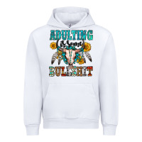 White adulting is some bullshit Urban Hoodie - OliviaCreatesArt