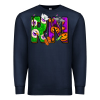 Navy Halloween RN Registered Nurse Premium Sweatshirt - NancyCooperArtShop