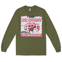 Army Green i teach the cutest little sweethearts Long Sleeve Tee - MaliasSmallBusiness
