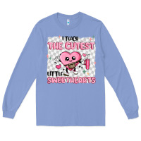 Colony Blue i teach the cutest little sweethearts Long Sleeve Tee - MaliasSmallBusiness