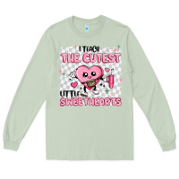 Matcha i teach the cutest little sweethearts Long Sleeve Tee - MaliasSmallBusiness