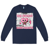 Navy i teach the cutest little sweethearts Long Sleeve Tee - MaliasSmallBusiness