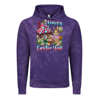 Cloud Purple happy easter y'all rabbit Vintage Hoodie - BarkalooDesign