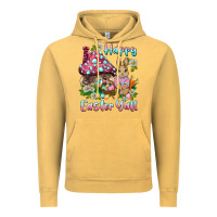 Vintage Mustard happy easter y'all rabbit Vintage Hoodie - BarkalooDesign