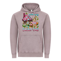 Vintage Zinc happy easter y'all rabbit Vintage Hoodie - BarkalooDesign