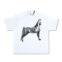 White Tennessee Walking Horse Urban Heavy Tee - LillyAllenDesigns