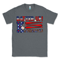 Charcoal Heather patriotic baseball kindergarten theme Classic Tee - JahusDesignShop