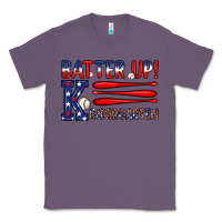 Lavender patriotic baseball kindergarten theme Classic Tee - JahusDesignShop