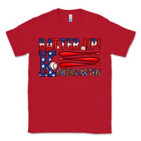 Red patriotic baseball kindergarten theme Classic Tee - JahusDesignShop