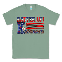 Sage patriotic baseball kindergarten theme Classic Tee - JahusDesignShop