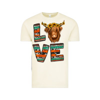 Vintage Arctic love highland cow Vintage Tee - Jasminsmagicworld
