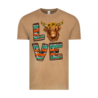 Vintage Camel love highland cow Vintage Tee - Jasminsmagicworld