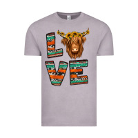 Vintage Zinc love highland cow Vintage Tee - Jasminsmagicworld
