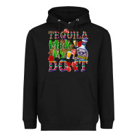 Black Tequila made me do it Heavyweight Hoodie - NancyCooperArtShop