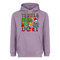 Lavender Tequila made me do it Heavyweight Hoodie - NancyCooperArtShop