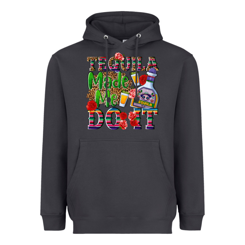 Tequila Made Me Do It Heavyweight Hoodie by NancyCooperArtShop | Teevron