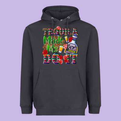 Tequila Made Me Do It Heavyweight Hoodie Designed By Nancycooperartshop