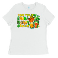 White let the shenanigans begin Ladies Tee - FaDigitalArtStudio