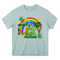 Arona St. Patrick's Day Mommy's little lucky charm Heavy Core Tee - Neo Western