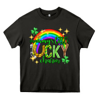 Asphalt St. Patrick's Day Mommy's little lucky charm Heavy Core Tee - Neo Western