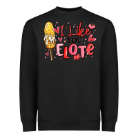 Black i like you elote mexican valentines day Heavyweight Sweatshirt - MaliasSmallBusiness