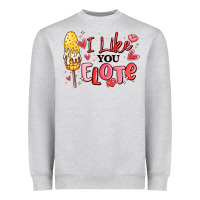 I Like You Elote Mexican Valentines Day Heavyweight Sweatshirt | Teevron
