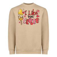 Mushroom i like you elote mexican valentines day Heavyweight Sweatshirt - MaliasSmallBusiness