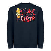 Navy i like you elote mexican valentines day Heavyweight Sweatshirt - MaliasSmallBusiness