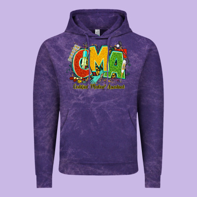 Cma Certified Medical Assistant Juneteenth Vintage Hoodie Designed By Nancycooperartshop