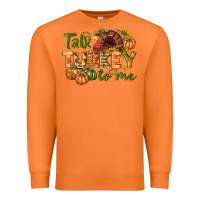 Carrot Talk turkey to me Thanksgiving p Premium Sweatshirt - NancyCooperArtShop