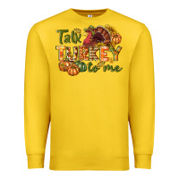 Lemon Talk turkey to me Thanksgiving p Premium Sweatshirt - NancyCooperArtShop