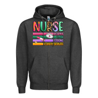 Charcoal Heather nurse Zipper Hoodie - Artiststas