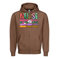 Chestnut nurse Zipper Hoodie - Artiststas