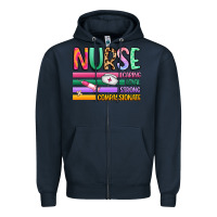 Navy nurse Zipper Hoodie - Artiststas