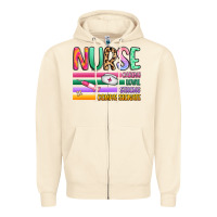 Sandshell nurse Zipper Hoodie - Artiststas