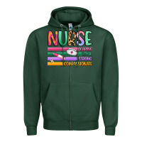 Sports Green nurse Zipper Hoodie - Artiststas