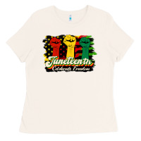 Bone juneteenth celebrate freedom Ladies Tee - HRA Design Shop