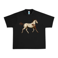 Black Appaloosa Horse Urban Heavy Tee - LillyAllenDesigns